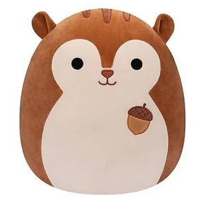Squishmallows SAWYER 16" The Squirrel Soft Squishmallow Plush NEW